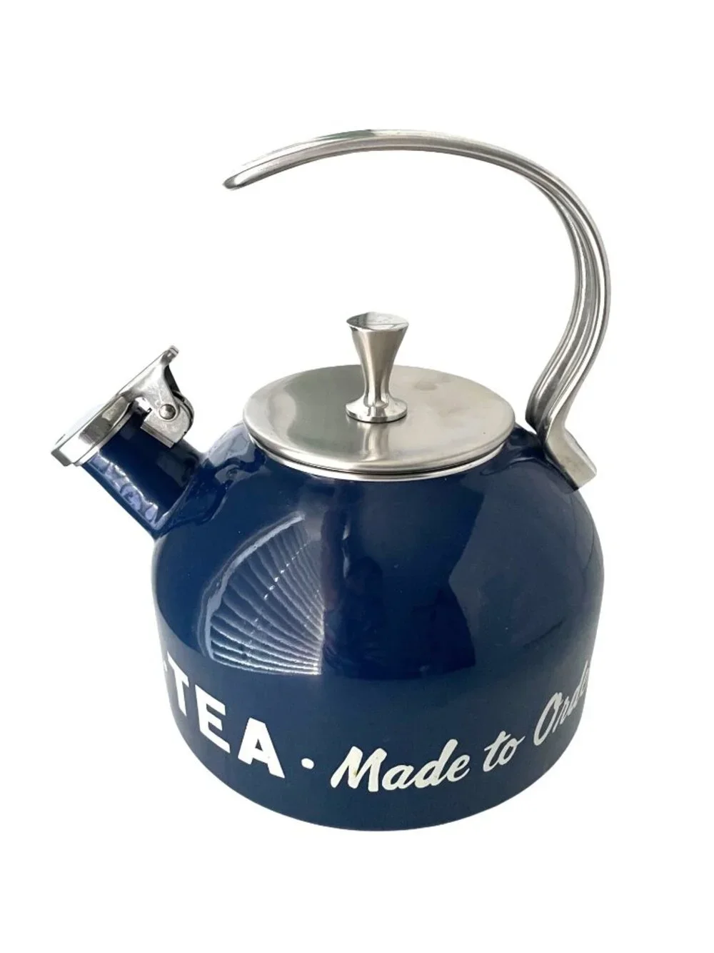 Kate Spade New York Lenox Whistling Tea Kettle All In Good Taste Blue 2.5QT
